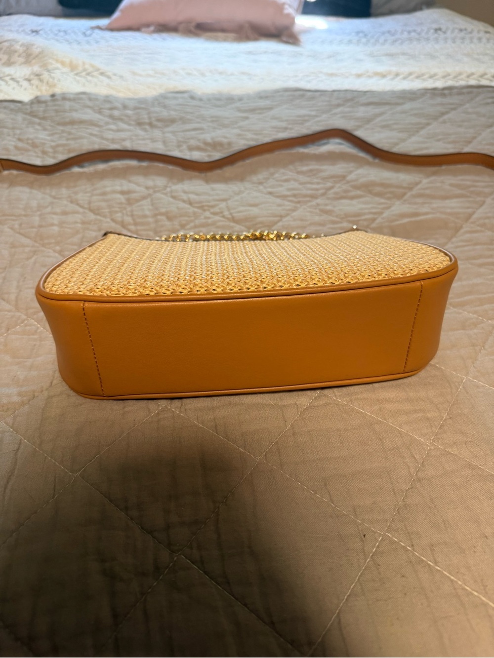 Coach Teri Straw Shoulder Bag - Picture 3 of 4